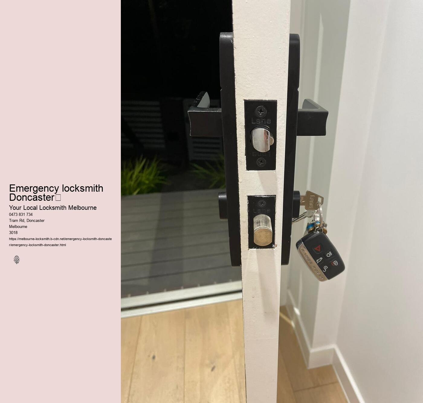 Melbourne Locksmith Price Range